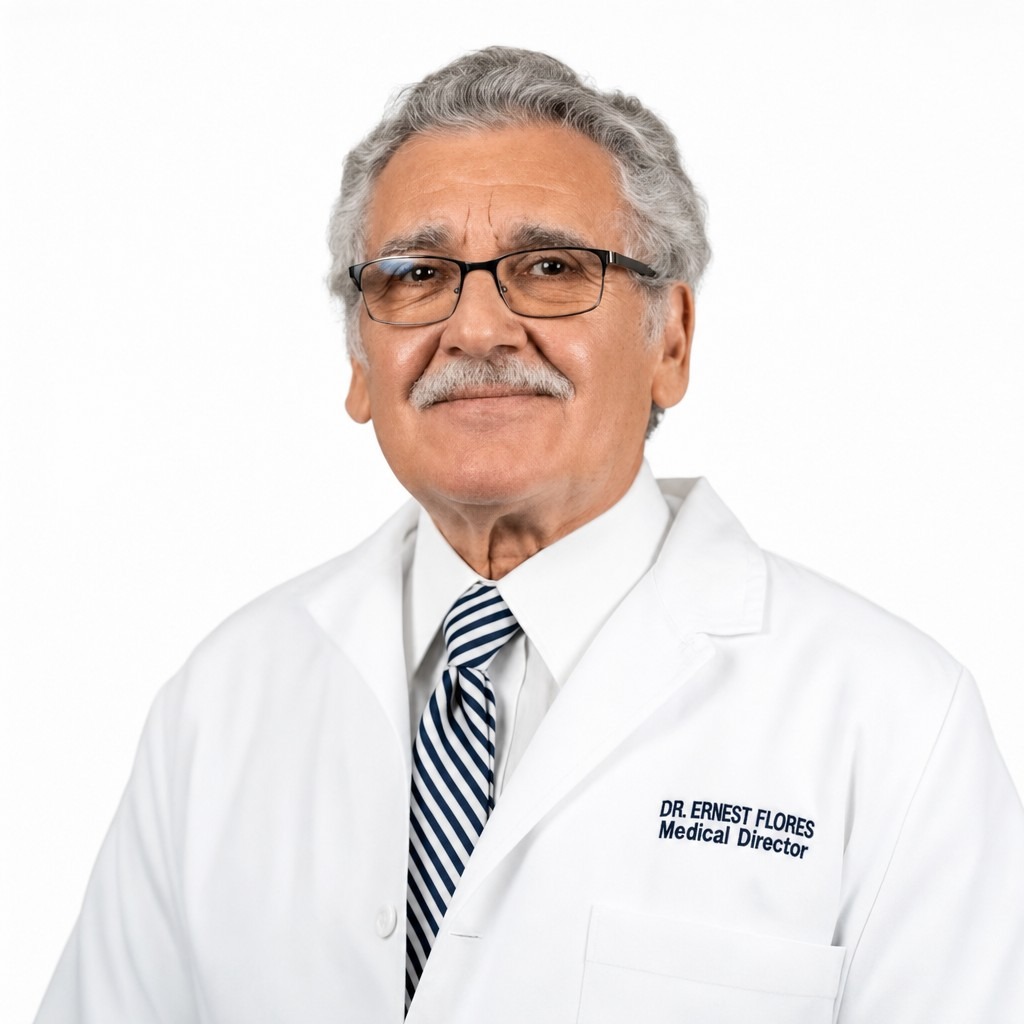 Ernest A. Flores, M.D. Ernest A. Flores, M.D.